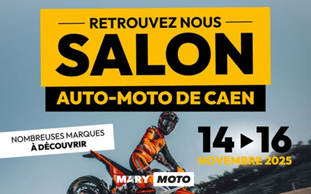 Mary Moto vous attend au Salon Auto Moto de Caen 2025