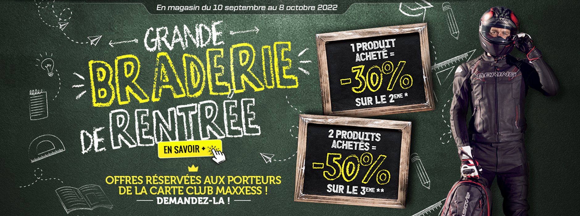 Grande braderie de rentrée chez Maxxess Caen ! Mary Moto Grande braderie de rentrée chez Maxxess Caen ! Mary Moto