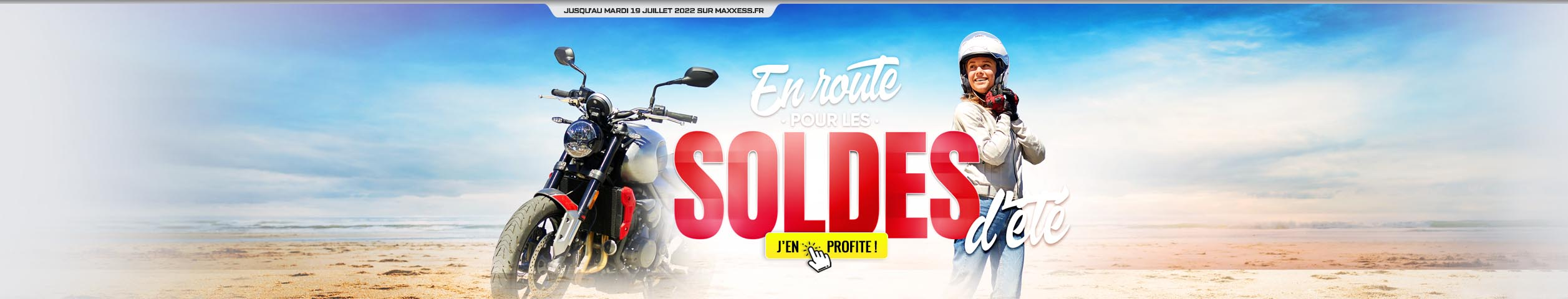 Soldes d'été chez Maxxess Caen Mary Moto Soldes d'été chez Maxxess Caen Mary Moto